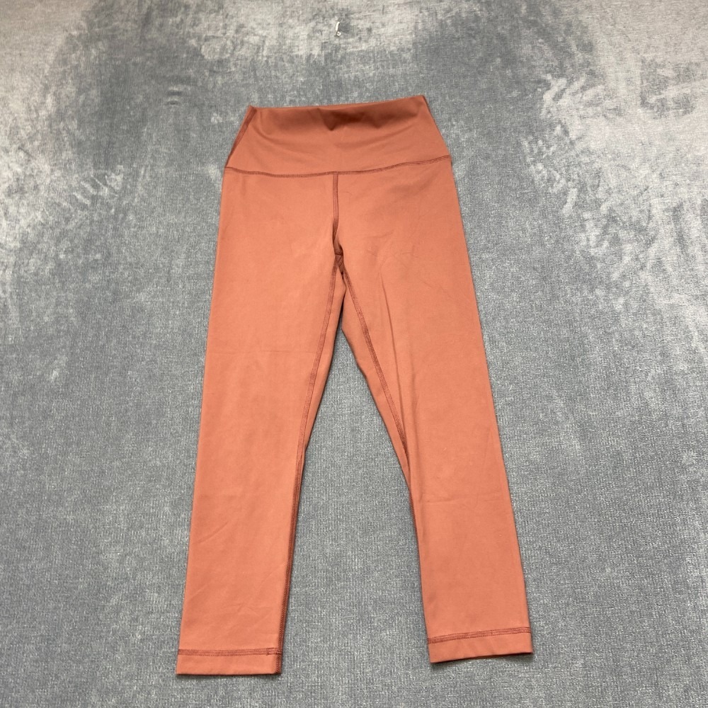 90 Degree By Reflex Capri Leggings Women S Muted Terracotta Stretch High Waisted